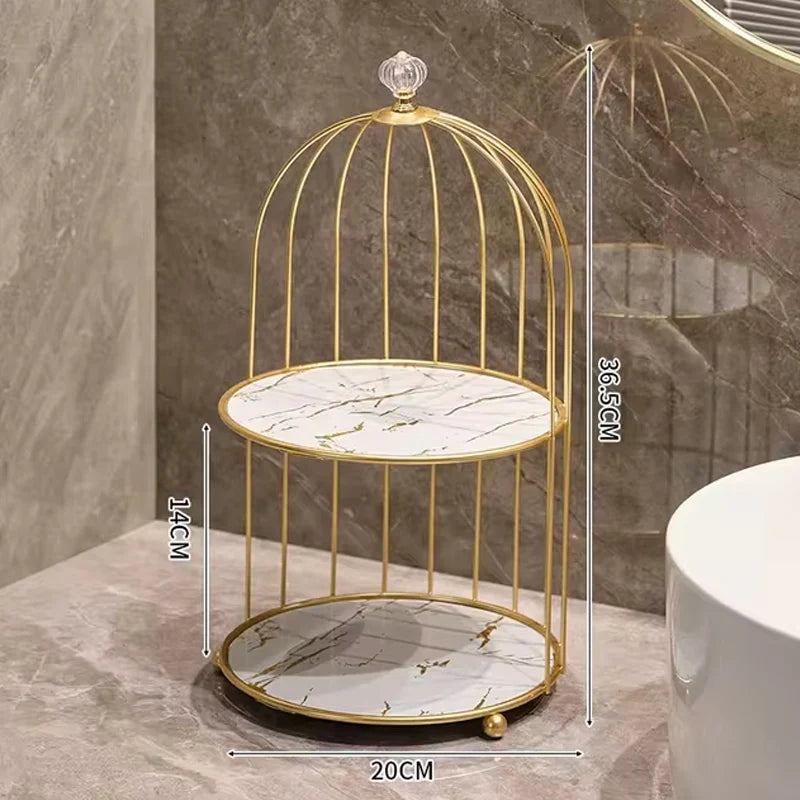 Luxury design 2 Tier Large organizer storage Cage