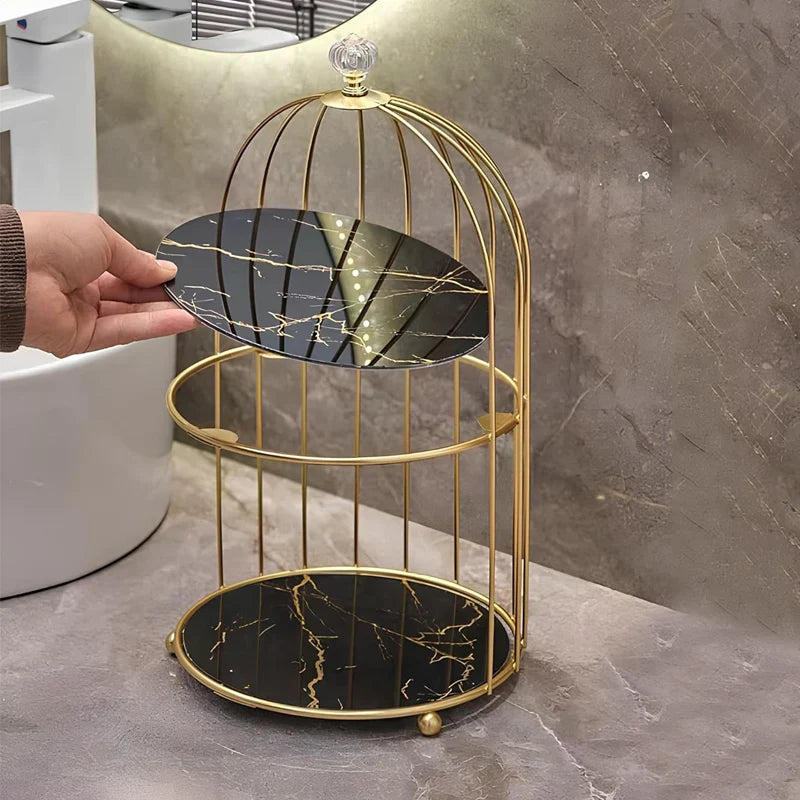 Luxury design 2 Tier Large organizer storage Cage