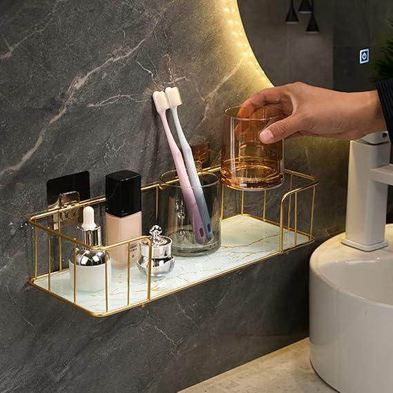 Washroom wall hanging bath products storage tray for bath products - Designs Decore