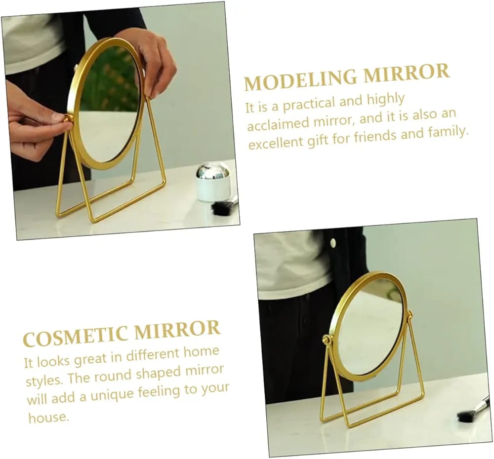 Luxury 360nSwivel Vanity Round Shape Mirror