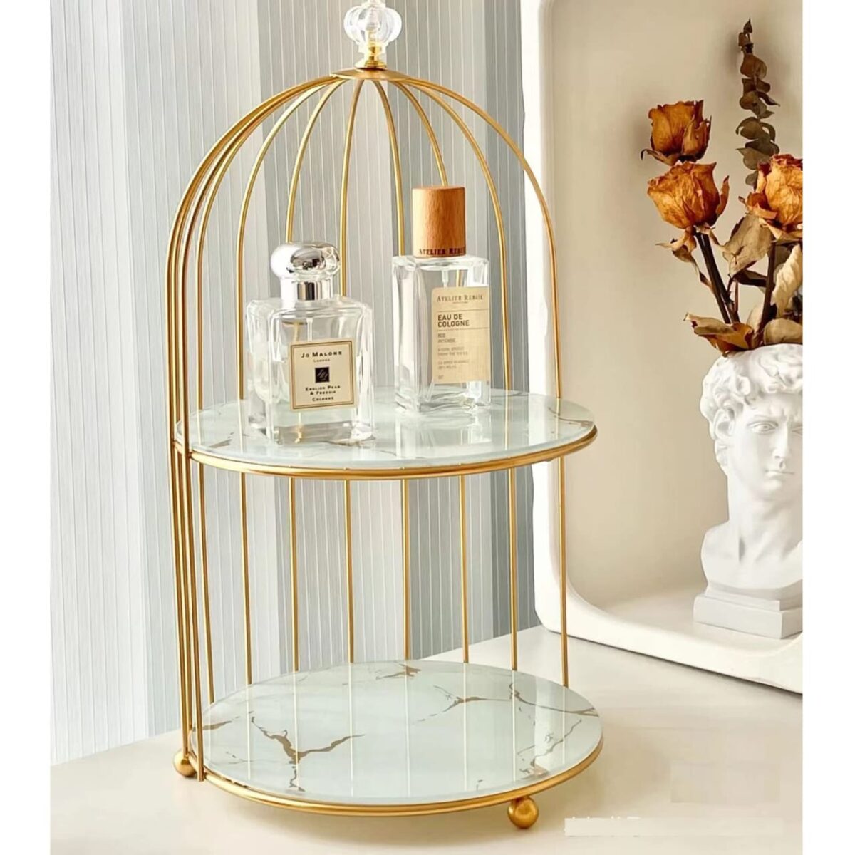 Luxury design 2 Tier Large organizer storage Cage
