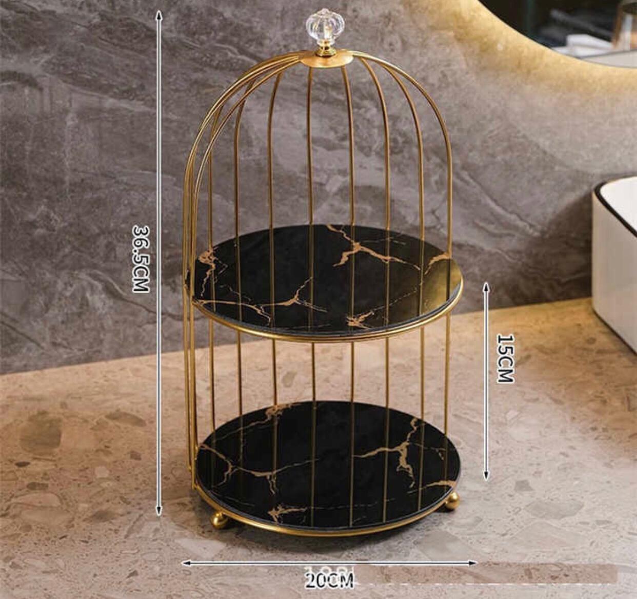 Luxury design 2 Tier Large organizer storage Cage