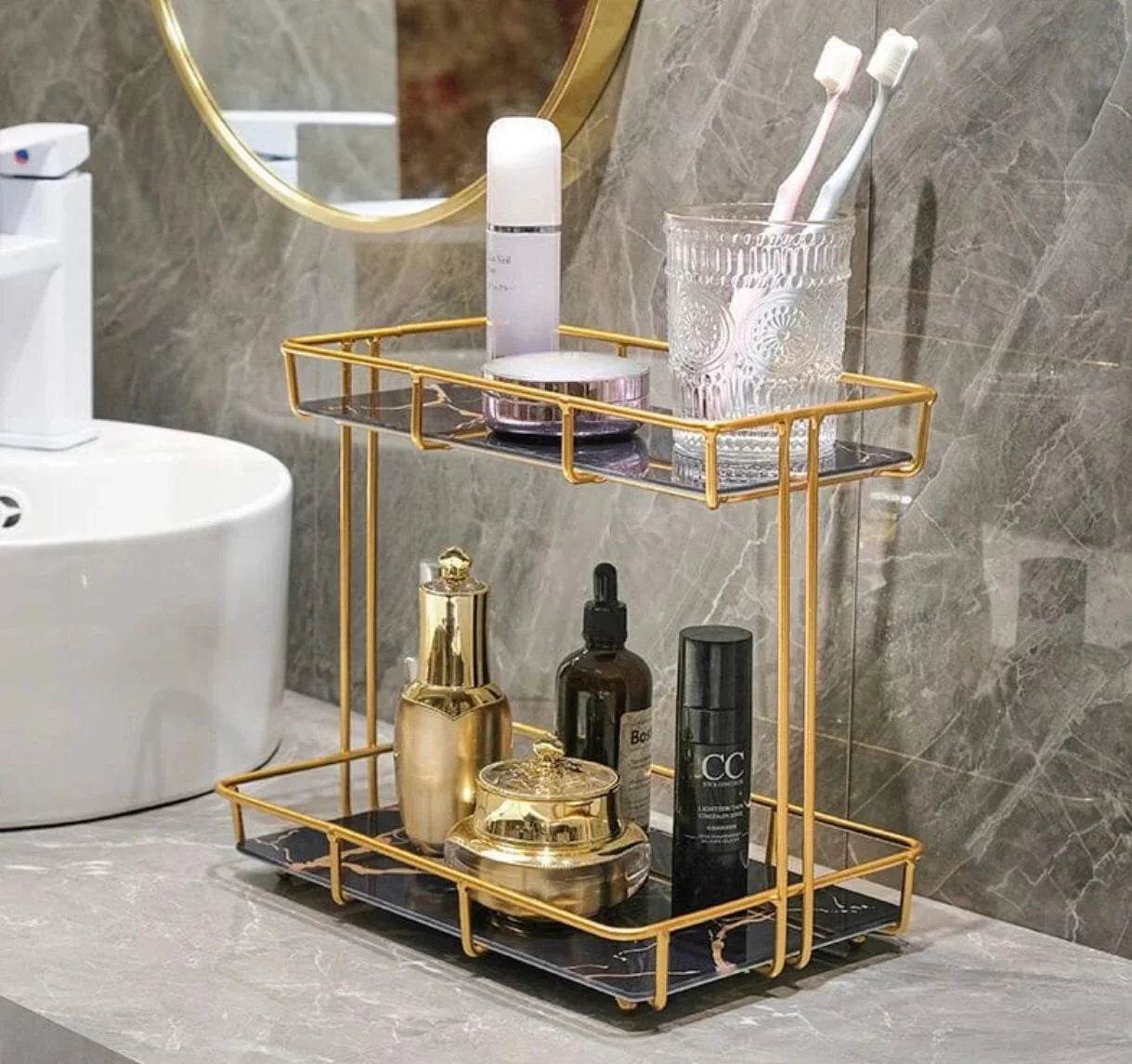 New Luxury design 2 Tier Bathroom Organizer - Designs Decore