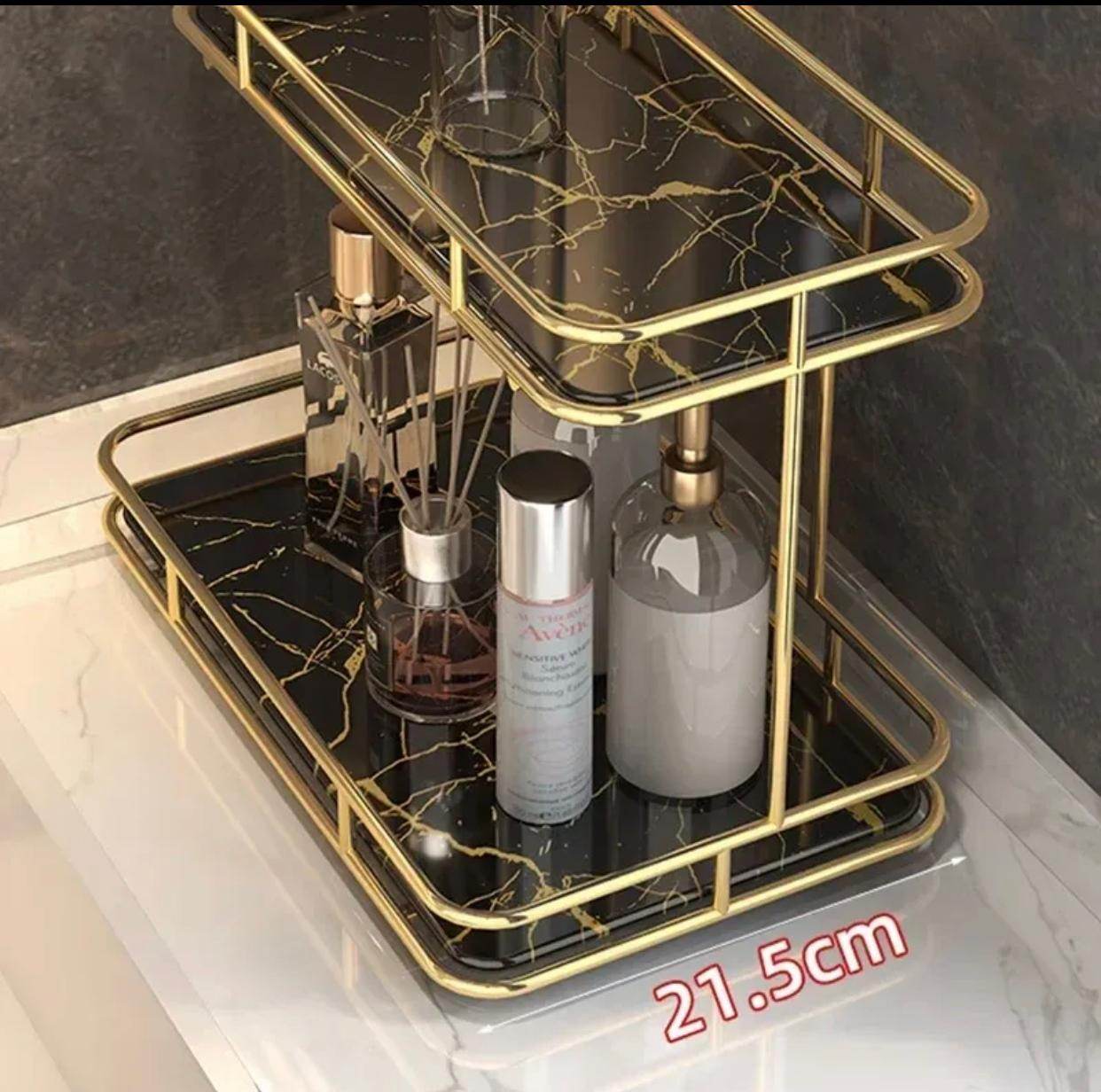 Ultra Luxury design 2 layer organizer Storage tray - Designs Decore