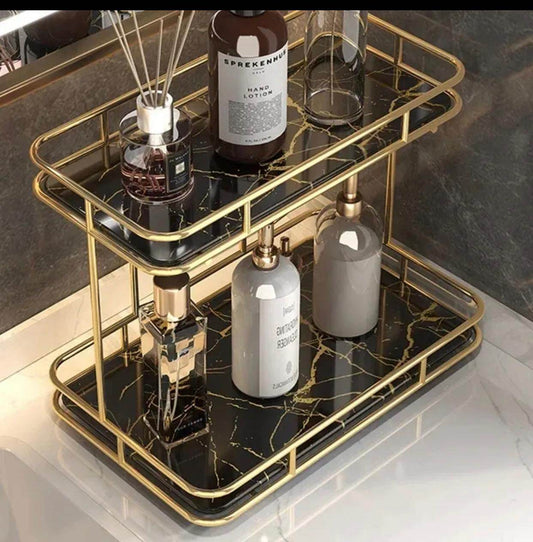 Ultra Luxury design 2 layer organizer Storage tray - Designs Decore