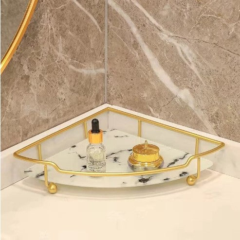 Latest Premium Design Corner Counter-Top Acrylic Single Shelf .