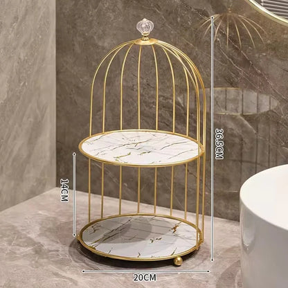 Luxury design 2 Tier Large organizer storage Cage