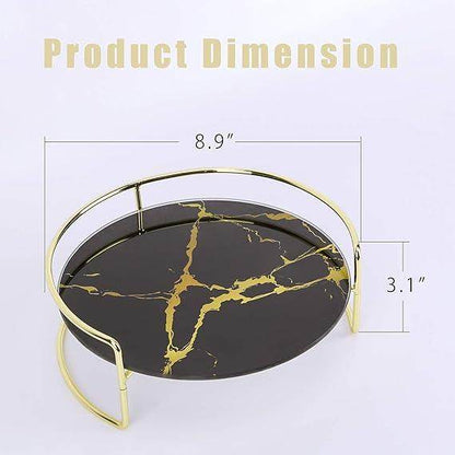 Luxury Design Round Makeup organizer tray - Designs Decore