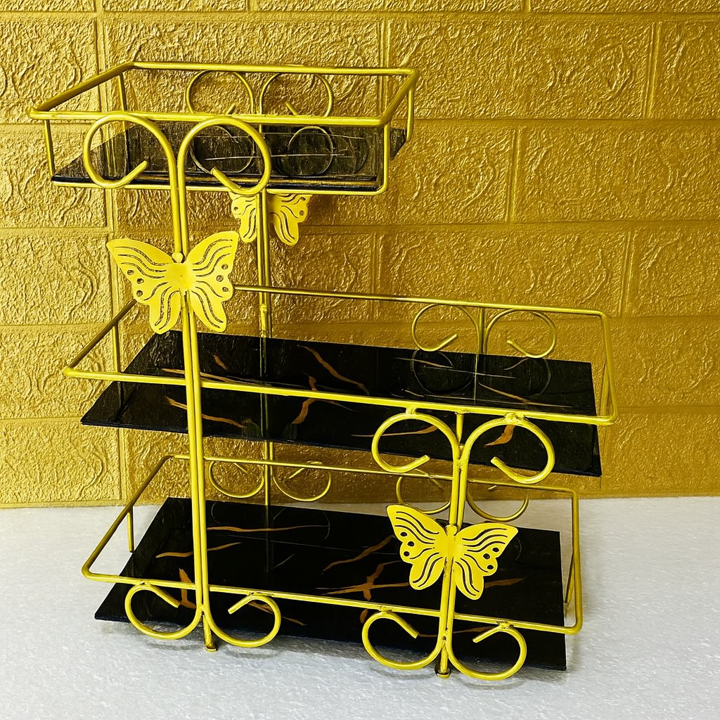 Ultra luxury 3 Layers butterfly Rectangular Shape Organizer.