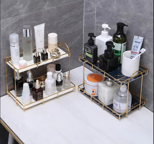 Modern design 2 Tier Bathroom Organizer - Lumos Home