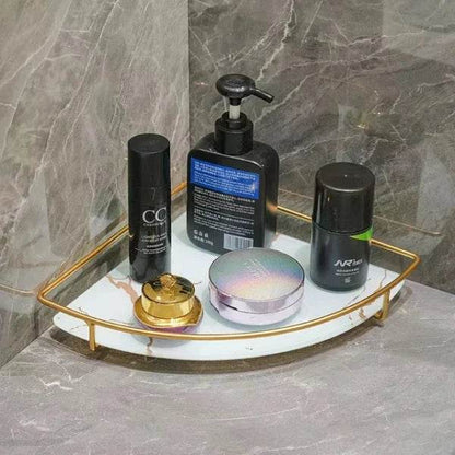 Latest Premium Design Corner Counter-Top Acrylic Single Shelf . - Designs Decore