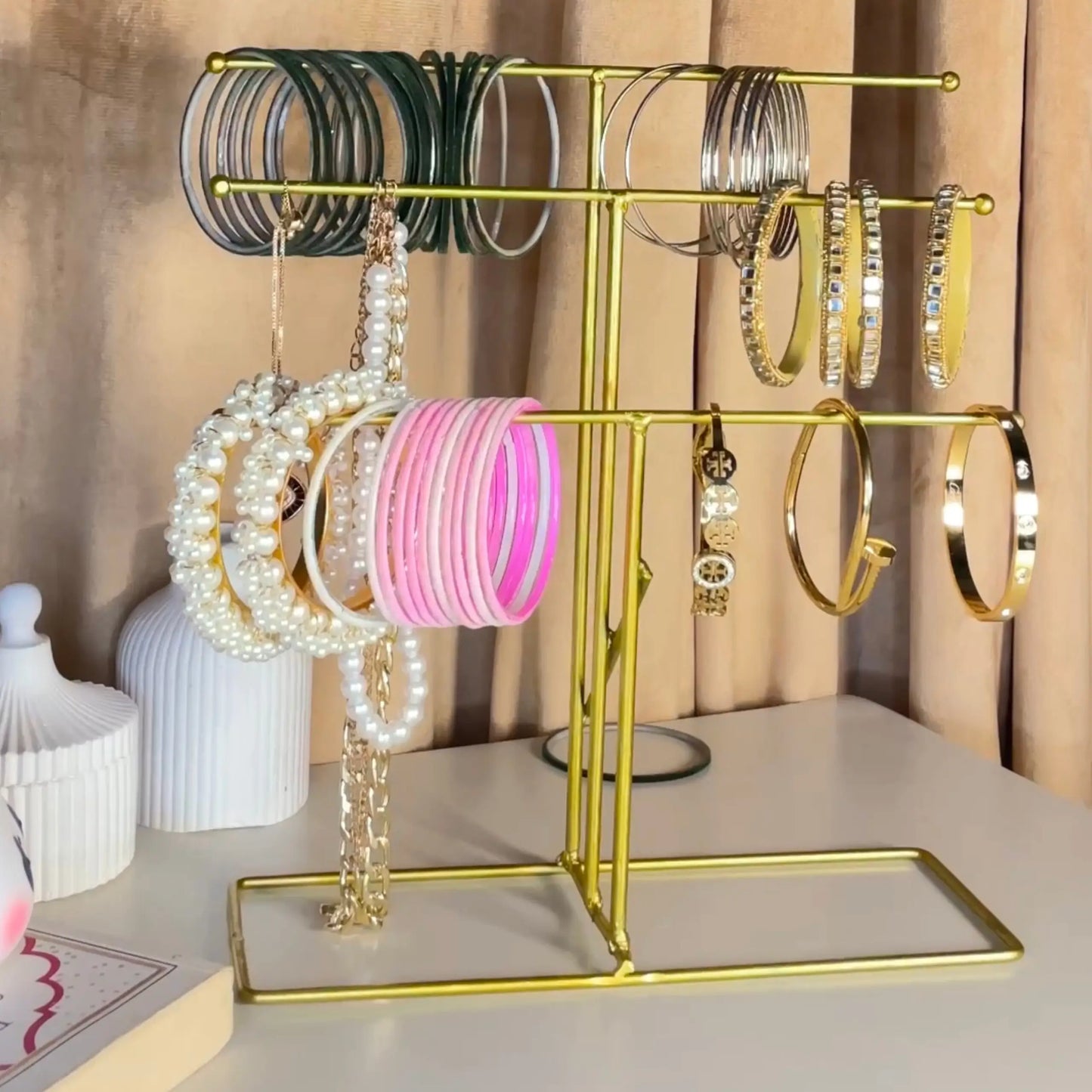 Premium Jewelry Storage Stand for Bangles & Bracelets 💖