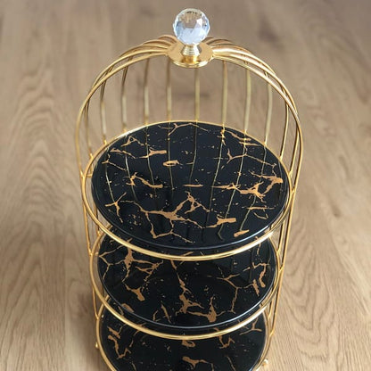 Latest Luxury design 3Tier Large organizer storage Cage