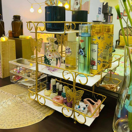 Ultra luxury 3 Layers butterfly Rectangular Shape Organizer.