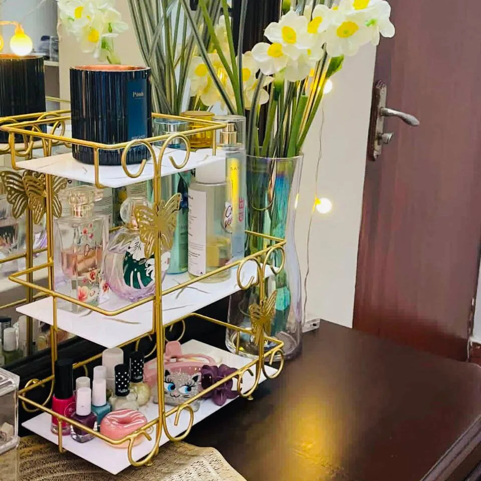 Ultra luxury 3 Layers butterfly Rectangular Shape Organizer.