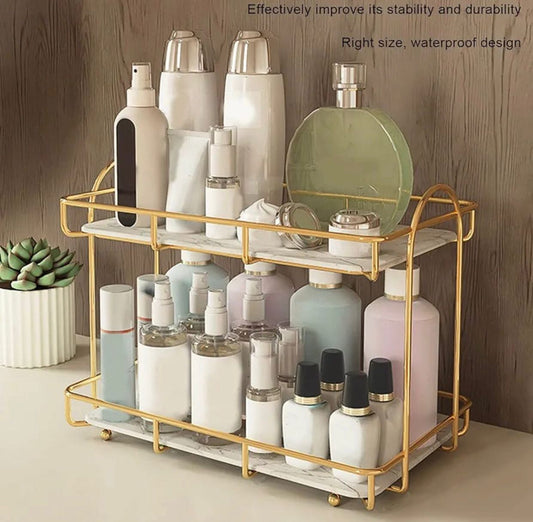 New Modern design 2 Tier Bathroom Organizer