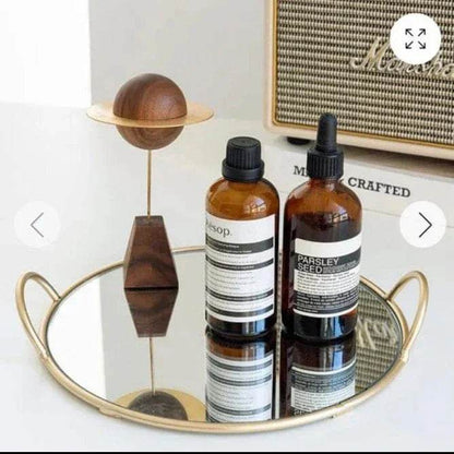 Modern Design Single Round Makeup organizer tray - Designs Decore