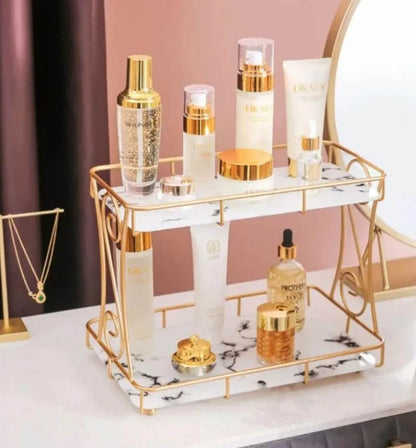 Latest Luxury design 2 Tier Makeup Organizer - Designs Decore