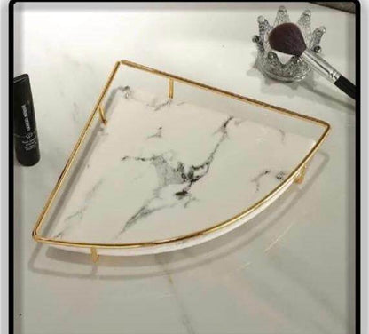 Latest Premium Design Corner Counter-Top Acrylic Single Shelf . - Designs Decore