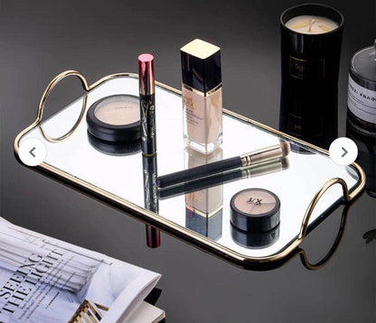Luxury design Tableware Cosmetics Dish With Mirror Tray - Designs Decore