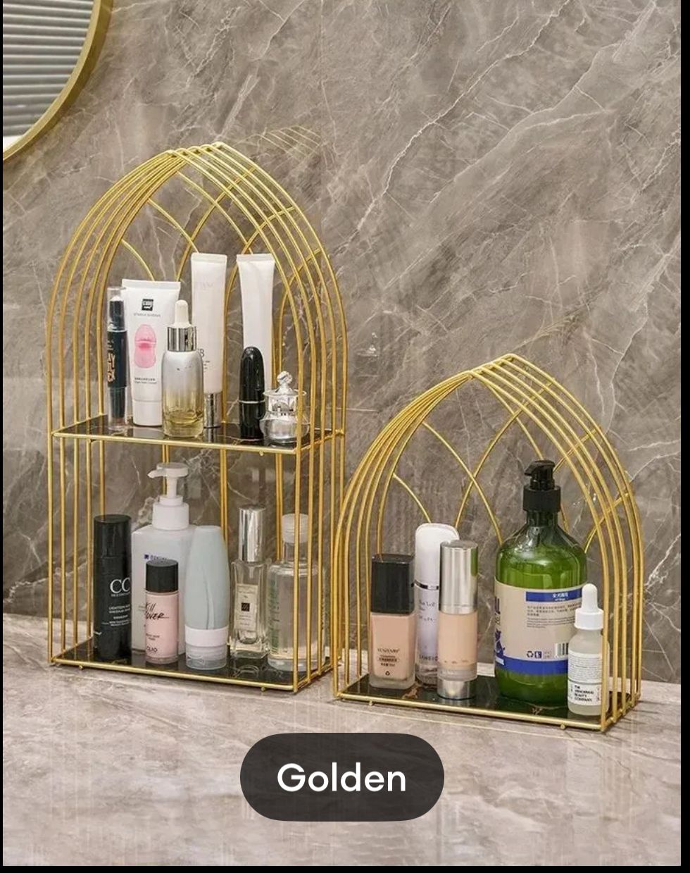 Ultra Luxury D Shape Cosmetics Cage for Multi Purposes