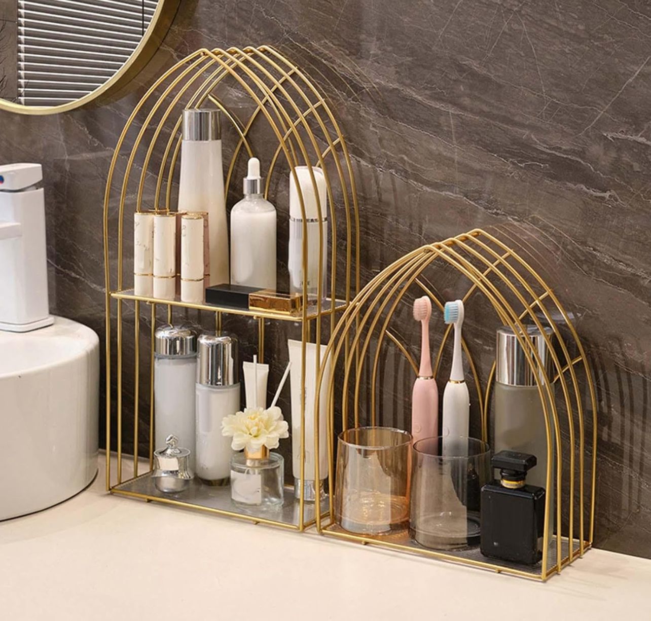 Ultra Luxury D Shape Cosmetics Cage for Multi Purposes