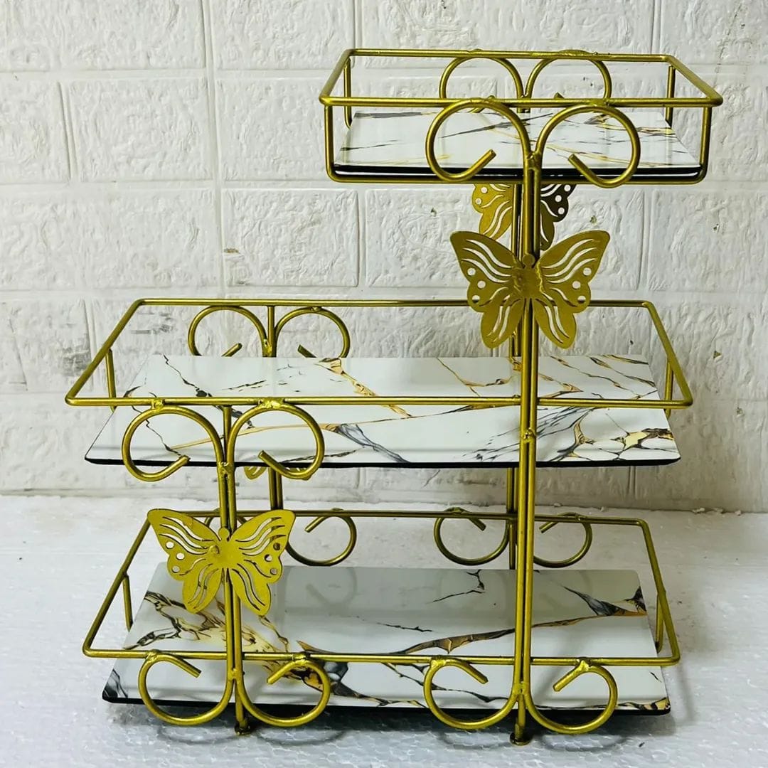 Ultra luxury 3 Layers butterfly Rectangular Shape Organizer.