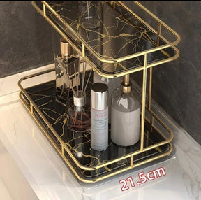 Ultra Luxury design 2 layer organizer Storage tray